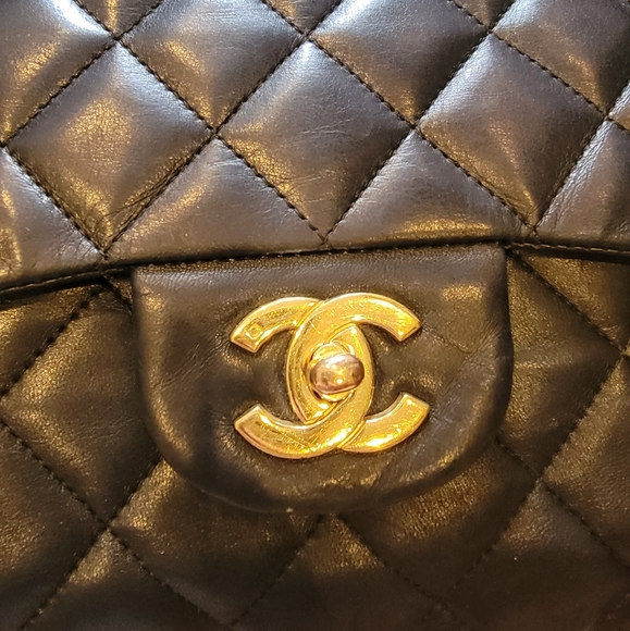 Chanel lambskin jumbo single flap- 24k gold plated hardware - Picture 9 of 16